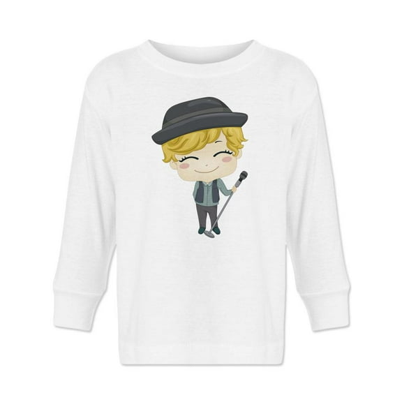 Pop Star Boy Long Sleeve Toddler -Image by Shutterstock, 3 Toddler