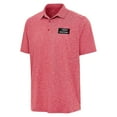 thumbnail image 2 of Men's Antigua Heather Red NASCAR Mexico Series Race Par 3 Polo, 2 of 3