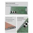 thumbnail image 2 of for Samsung Galaxy S25 Plus Case, Luxury Elegant Classic PU Leather Flexible Bumper Rugged Non-Slip Grip Shockproof Protective Cover Men's Cases Wireless Charing for Samsung Galaxy S25 Plus,Green, 2 of 13