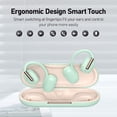 thumbnail image 2 of Auriculares inalámbricos de oído abierto con Bluetooth 5.3 y micrófono incorporado, auriculares impermeables para deportes, entrenamientos, carreras y ciclismo, 2 of 6