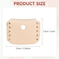 thumbnail image 3 of Cubiertas de Llave de Cuero Uxcell [4Pcs] - Identificadores de Tapas de Llave - [Beige] Protectores de Etiquetas para Llaves, 3 of 7