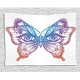 thumbnail image 1 of Butterfly Tapestry, Spiritual Madam Butterfly Wings with Human Eyes Retro Tattoo Freedom Theme Nature, Wall Hanging for Bedroom Living Room Dorm Decor, 60W X 40L Inches, Multicolor, by Ambesonne, 1 of 1