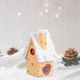 thumbnail image 3 of Estatua De Resina Sunnimix Casa De Pueblo Adornos Navidad Miniatura Beige 2.5x2.1x5.3cm, 3 of 8