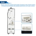 thumbnail image 4 of Interruptor de ventana eléctrica del lado del conductor delantero 1 pieza para Toyota 4Runner 1995-2008, interruptor de control de ventana No.8482035060, negro, 4 of 7