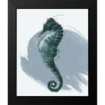 thumbnail image 2 of Sheppard, Lucca 20x24 Black Modern Framed Museum Art Print Titled - Seahorse, 2 of 5