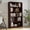 Mahogany, variant on STARY 5 Tiers Bookcase, Wooden Bookcase with Adjustable Shelves for Home, Office, Mahogany