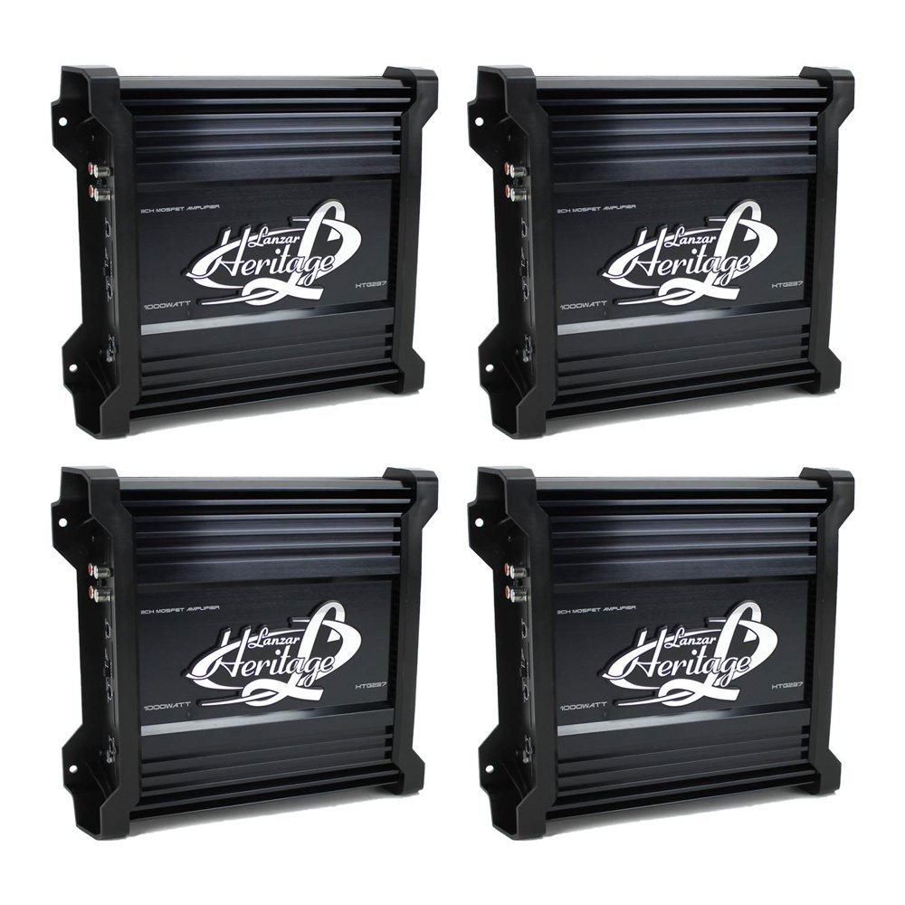 LANZAR 1000W 2 Channel Car Digital Amplifier Power Amp Stereo MOSFET (4