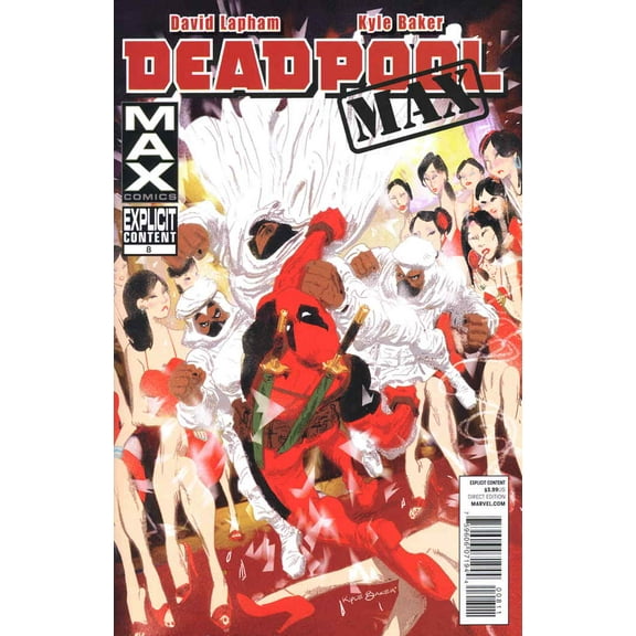 Deadpool Max #8 VF ; Marvel Comic Book