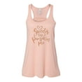 thumbnail image 1 of "Sweeter Thank Pumpkin Pie Tank, Thanksgiving Tank Top, Women's Racerback, Pumpkin Pie Shirt, Gift For Her, Workout Clothes, Turkey Day, Gym, Peach, SMALL", 1 of 1