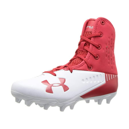 Under Armour Men's Highlight Select MC Football Shoe, Red (600)/White,