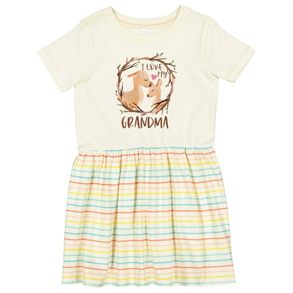 Inktastic I Love My Grandma Girls Toddler Dress