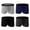 Blue, variant on ALLLIST Boxer Briefs for Men Black Breathable Underwear Plain Soft Seamless Men's Underpants Pack-4 ,L-4XL