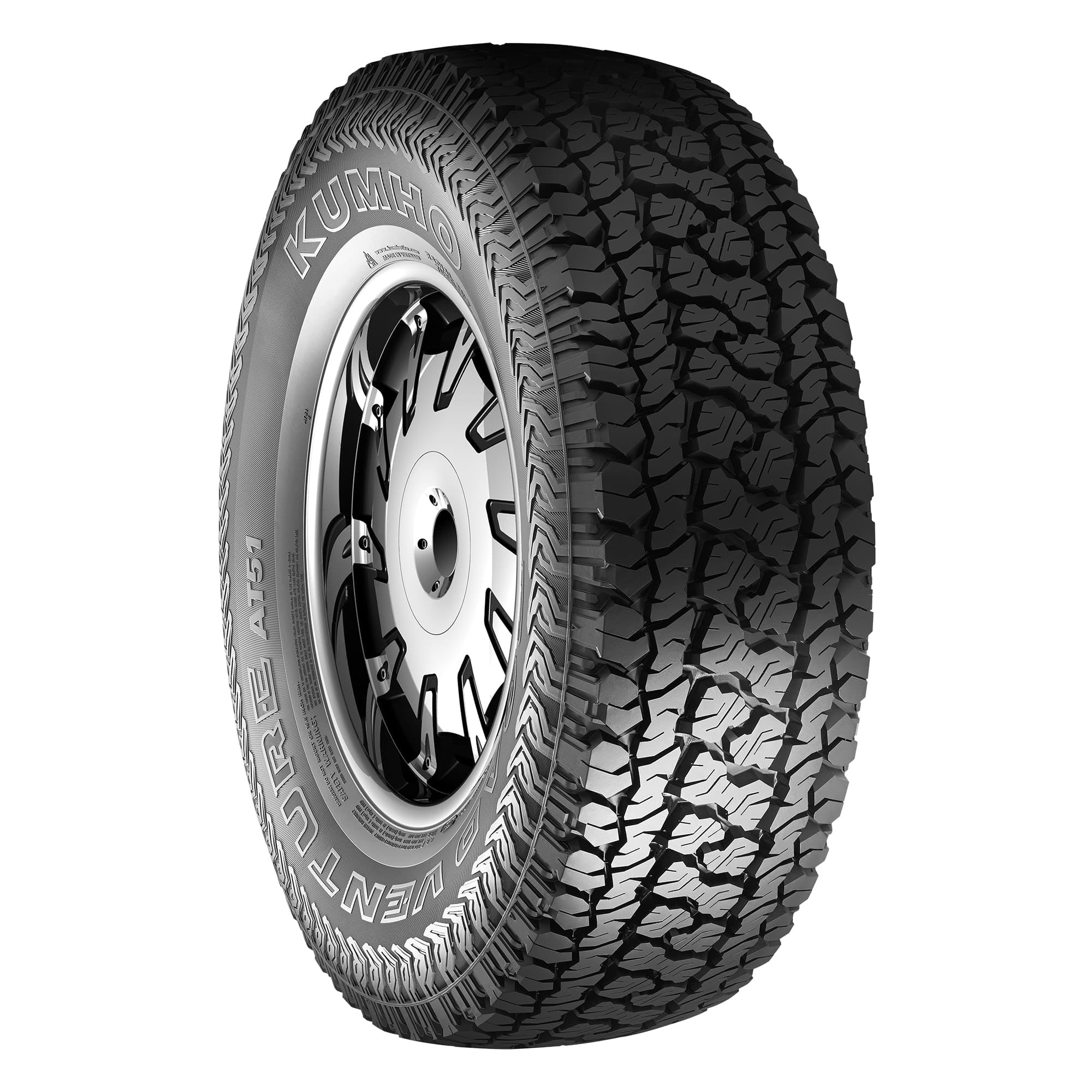 Kumho Road Venture AT51 All Terrain 275/60R20 114T Light Kumho Road Venture AT51 All Terrain 275/60R20 114T Light