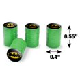 thumbnail image 4 of Batman Classic Bat Shield Logo Tire Rim Wheel Aluminum Valve Stem Caps, 4 of 6