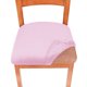 thumbnail image 1 of JM Funda de cojín para silla Funda de silla de comedor extraíble y lavable en terciopelo de zorro plateado (rosa) ER, 1 of 5