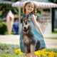 thumbnail image 5 of Balery Blue Sky Cute Wolf Camisón de princesa para niñas, pijama de algodón con mangas abullonadas, suave y bonito.-Large, 5 of 6
