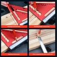 thumbnail image 3 of Escuadra De Viga De Alta Precisión De aleación De Aluminio De 7 Pulgadas Con Nivel, Escuadra Triangular Desmontable Para Carpintería, 3 of 7