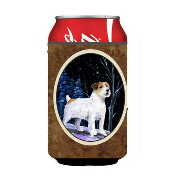 Starry Night Jack Russell Terrier Can Or bottle sleeve Hugger