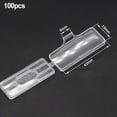 thumbnail image 1 of 100pcs Cable Labels with Cable Ties, Cable Marking Box Transparent Waterproof, 1 of 5