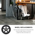 thumbnail image 5 of HAMPPLIES 4Set 6 Inches Round Non Slip Wear Resistant Wheelchair Front Wheel For Indoor Outdoor Use, 5 of 5