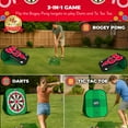 thumbnail image 3 of Bogey Pong™ | 3-in-1 Backyard Pong Golf Game Set with Darts & Tic Tac Toe, 3 of 7