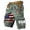 Army Green_02, variant on USA 250th Anniversary Cargo Shorts for Men Patriotic America Flag Short Pant with Multi Pockets 4th of July Military Army Trouse