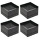 thumbnail image 1 of BRIGHTFUFU 4 piezas de altura de cama pesada altos de muebles Muebles elevadores de la altura del sofá (negro), 1 of 7