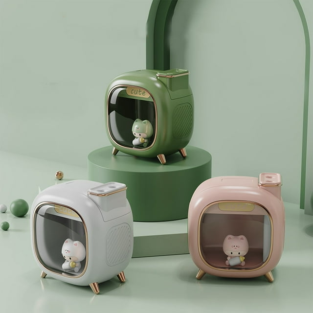 Iumwxz Smart Home Appliances New Cute Baby Styling Cute Mini Usb Home Desktop Bedroom Humidifier Gift,Dual Spout Design Bedroom Home Office Small Purification Big Spray Mini Humidifier. Pink