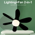 thumbnail image 4 of Ventilador Techo Con Tornillo LED Miniventilador Base E27 Control Remoto Regulable, 4 of 9