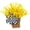 Yellow, variant on Coollooc Spring Basket Flower Wreath for Front Door Hanging Rattan Basket, Hanging Flower Basket with Lifelike Hydrangea Floral Arrangement with Bow for Home Decor Living Office and Garden(Beige)