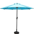 thumbnail image 5 of cadeninc 9 ft. Aluminum Market Solar LED Patio Umbrella in Blue, 5 of 5