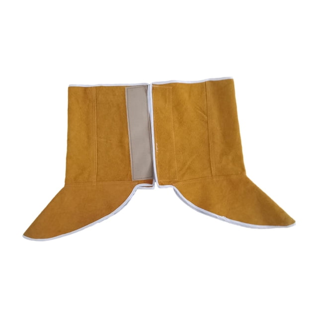 Fundas protectoras para zapatos de soldadura, longitud 34cm, accesorios, antichispas, cobertura total, Protector de soldadura a prueba de salpicaduras, Protector de zapatos Naranja