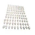 thumbnail image 1 of 2026 100Pcs Miniature Cows Resin Cows Sculpture to Hide Ornaments for Party Decor, 1 of 5