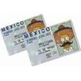 thumbnail image 1 of CHL-Novelty Mexican ID Card Design Credit Card Vinyl Skin Decal, Holographic Finish, 1 of 3