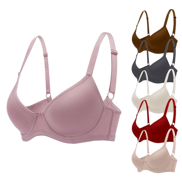 Set de ropa interior Mourzaor Push Up Bra, paquete de 6 piezas para mujer