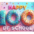 thumbnail image 3 of School 100 Days Celebration Backdrop Banner Colorful Party Supplies Background Photography Props Happy Days Decorations Classroom Event Decor, 3 of 3