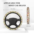thumbnail image 3 of Uemuo Butterflies2 Printed Car Elastic Steering Wheel Cover - Universal Car Accessory for Diverse Cars Anti-Slip, and Comfortable- 15", 3 of 8