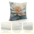 thumbnail image 4 of Shiartex Flowers Fashion Style Dirt-Resistant Throw Pillow Covers for Couch Sofa Bed Living Room Bedroom Square Pillowcase 1pc 12x12in, 4 of 5
