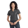 thumbnail image 1 of Polo de piqué vertical para mujer Port Authority S Gris sombra L512, 1 of 1