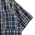 thumbnail image 4 of Awdenio Mens T-shirt Lapel Short Sleeved Plaid Top Shirt Lapel Top/shirt Comfortable, Breathable, for Daily Casual Wear, 4 of 5