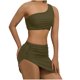 thumbnail image 2 of Traje de baño para mujer, moda, cómodo, color sólido, bikini, traje de baño de color liso para mujer, conjuntos de bikinis, trajes de baño para mujer, 2 of 4