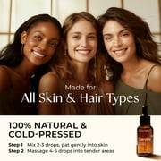 Gya Lab Organic Calendula Oil Organic for Skin - Natural Calendula Carrier Oil for Face - Pure Organic Calendula Oils for Hair, Body Lotions, Soaps & Moisturizer (30ml)