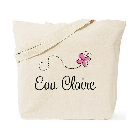 CafePress - Pretty Eau Claire Tote Bag - Unisex Canvas Tote Bag, Beige, 1-Piece