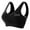 Black 01, variant on Maplenight Sports Bras for Women Removable Padless No Underwire Racerback Bralettes Breathable Support Comfy Lightweight Active Bra