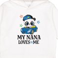 thumbnail image 3 of Inktastic My Nana Loves Me Grandson Panda Toddler Hoodie, 3 of 4