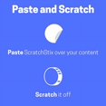 thumbnail image 3 of DIY Scratch Card Sticker (Gold, Pack of 150), 3 of 6
