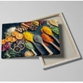 thumbnail image 3 of Spices Canvas Wall Art Colorful Kitchen Wall Decor Spice Poster Prints Herb Spoon Food Picture Artwork for Home Living Room Kitchen Dining Room Restaurant Decoration - 12x18 Inch, 3 of 6