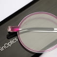 thumbnail image 3 of Always With You ThinOptics Reading Glasses - Ultra Thin and Lightweight Readers with Case - Special Edition Colors - Round Pink 2.0x, 3 of 4