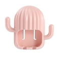 thumbnail image 1 of leyfeng Soporte adhesivo para cepillos de dientes Apariencia de cactus Sin perforación Organizador de cepillos de dientes multifunción Estante para cepillos de dientes eléctricos Adultos, 1 of 8