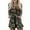 Yellow, variant on Summer Strapless Romper for Women Casual Leaves Print Short Jumpsuit with Pocket Stretchy Wide Leg Onesie Playsuit, Gray, S